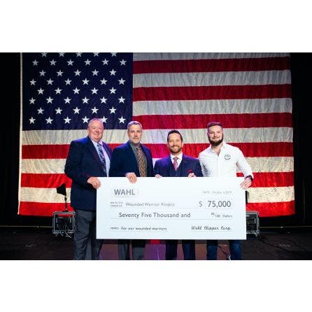 Wahl Stands Out Among Giants in American Manufacturing, Presents Donation to Support Wounded Veterans