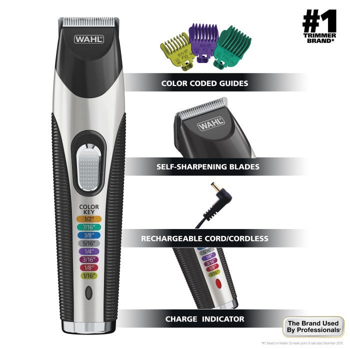 Color Pro Cord Cordless Rechargeable Trimmer Wahl USA
