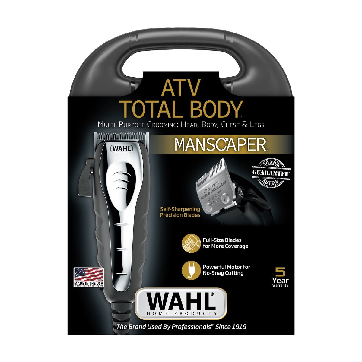 Manscaper ATV Total Body Grooming Corded Clipper | Wahl USA
