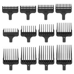 Wahl's Trimmer T-Blade Guide Comb Set, 58022-1102, front of guide combs