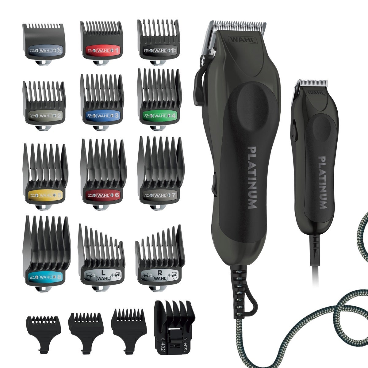 Wahl Cordless Magic Clipper, Cordless Detailer Li Trimmer, and 5