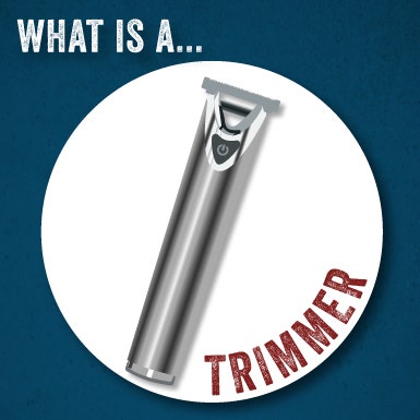 Illustration of a Wahl beard trimmer.