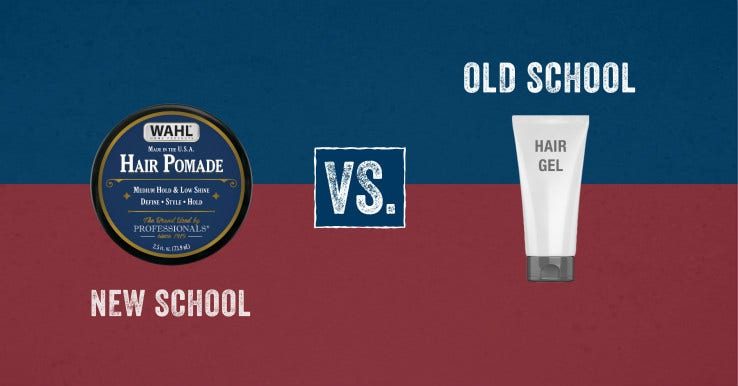 Hair Pomade Vs. Hair Gel Graphic 