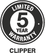 Clipper 5 years Warranty