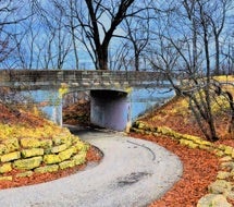 Footbridge across the Rock River