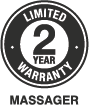 Massager 2 years Warranty